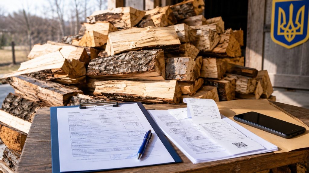 Как купить дрова официально в Украине в 2026 году: заказ, документы и проверка объема Как купить дрова официально в Украине в 2026 году: заказ через «ДроваЄ» или лесничество, нужные документы, оплата, доставка, проверка ТТН и правильный расчет фактического объема партии при получении.