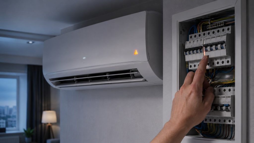 Кондиционер выбивает автомат: как определить перегрузку, плохой контакт или неисправный компрессор Кондиционер выбивает автомат при запуске или через несколько минут: признаки перегрузки, плохого контакта, утечки тока и неисправности компрессора.