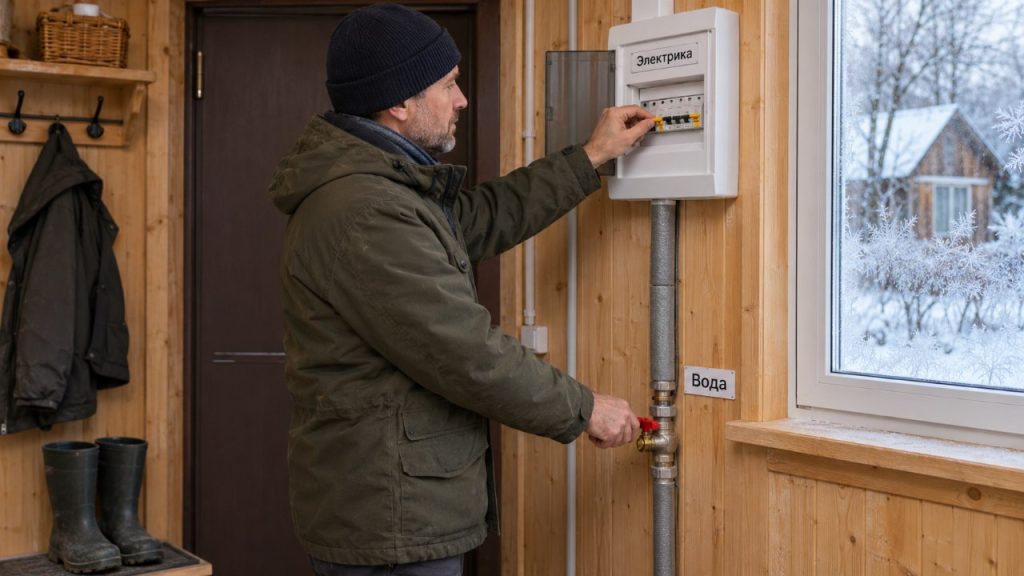 Перед первыми холодами оставляете дачу до весны: 10 вещей, которые нужно перекрыть, слить и отключить Как подготовить дачу к зиме и избежать повреждения труб от мороза? Проверяем водопровод, насос, бойлер, отопление, канализацию и электрику. Пошаговые действия перед отъездом на всю зиму.